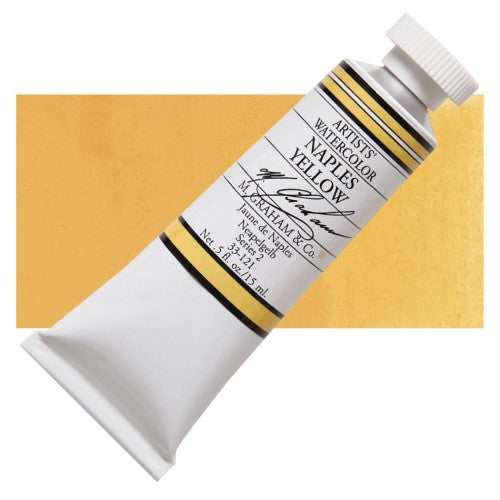 M Graham 15ml Artists' Watercolour Paints NAPLES YELLOW