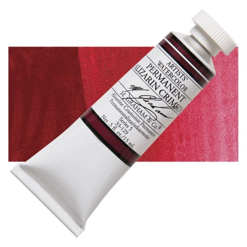 M Graham 15ml Artists' Watercolour Paints PERM ALIZARIN CRIMSO