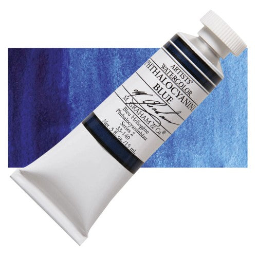M Graham 15ml Artists' Watercolour Paints PHTHALO BLUE