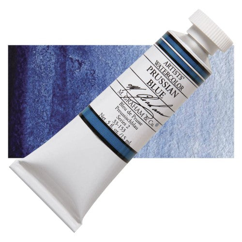 M Graham 15ml Artists' Watercolour Paints PRUSSIAN BLUE