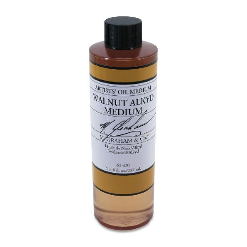 M Graham Walnut Alkyd Oil Mediums 8OZ