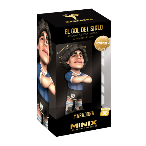 MINIX Collectible Figurine - MARADONA (CENTURY GOLD)