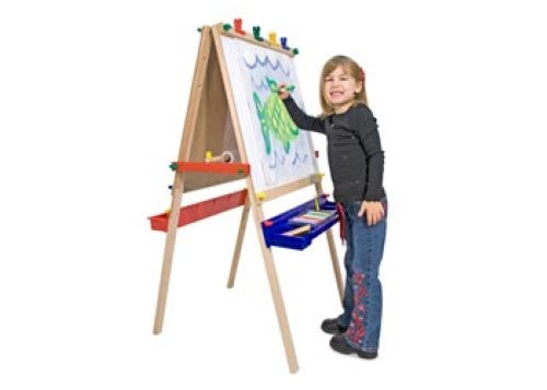 Melissa & Doug - Deluxe Wooden Standing Art Easel