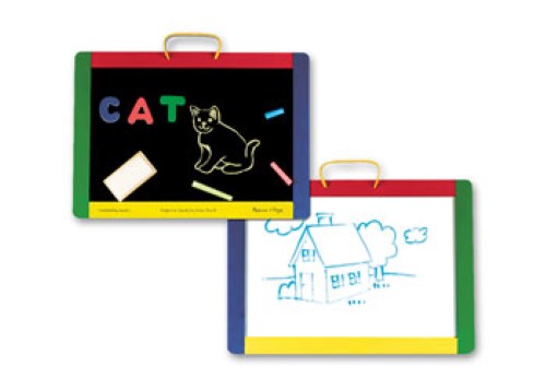 Melissa & Doug - Magnetic Chalk/Dry-Erase Board