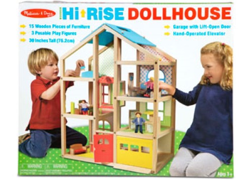 Melissa & Doug - Hi-Rise Dollhouse