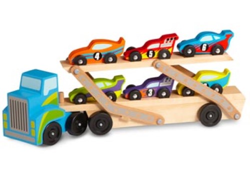 Melissa & Doug - Jumbo Race-Car Carrier