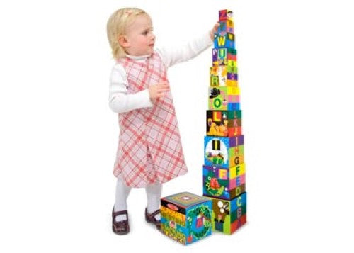 Melissa & Doug - Alphabet Nesting & Stacking Blocks