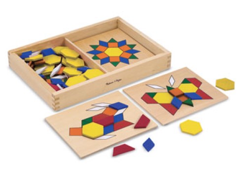 Melissa & Doug - Pattern Blocks And Boards