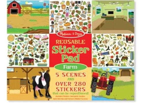 Melissa & Doug - Reusable Sticker Pad - Farm