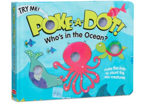 Melissa & Doug - Poke-A-Dot - Who's in the Ocean Book