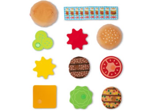 Melissa & Doug - Burger Stacking Games