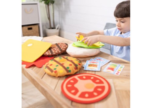 Melissa & Doug - Burger Stacking Games