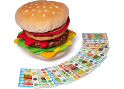 Melissa & Doug - Burger Stacking Games