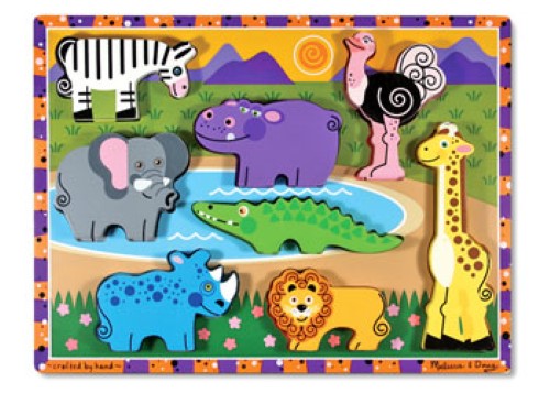 Melissa & Doug - Safari Chunky Puzzle