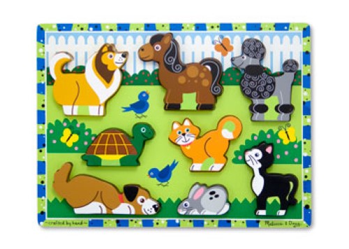 Melissa & Doug - Pets Chunky Puzzle 8pc