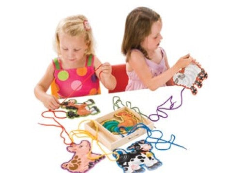 Melissa & Doug - Lace & Trace Farm Animals
