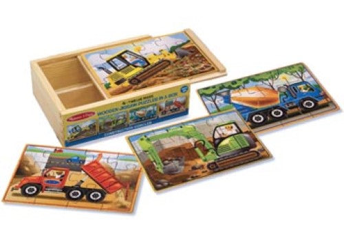 Melissa & Doug - Construction Puzzles in a Box