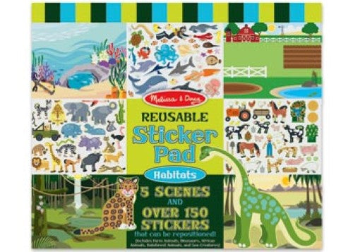 Melissa & Doug - Reusable Sticker Pad - Habitats