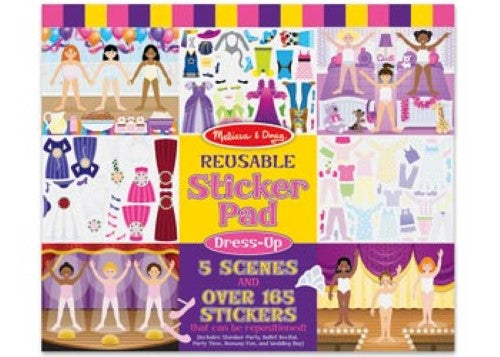 Melissa & Doug - Reusable Sticker Pad - Dress-Up