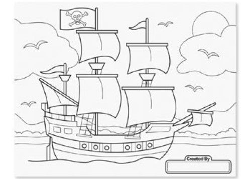 Melissa & Doug - Jumbo Colouring Pad - Blue