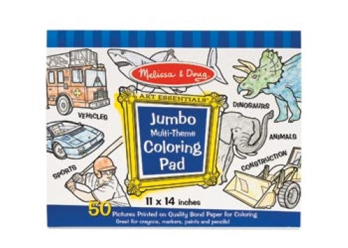 Melissa & Doug - Jumbo Colouring Pad - Blue