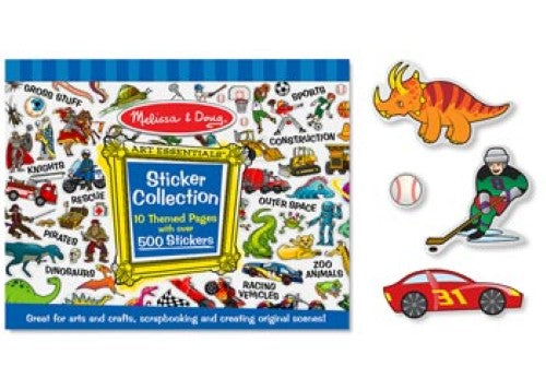 Melissa & Doug - Sticker Collection - Blue