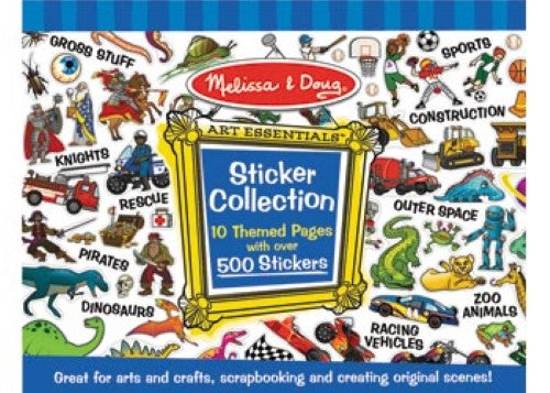 Melissa & Doug - Sticker Collection - Blue