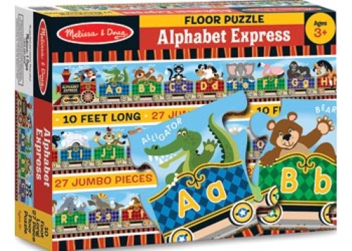 Melissa & Doug - Alphabet Express Floor Puzzle 27pc