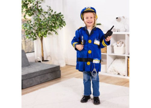 Melissa & Doug - Police Officer Role Play Costume - Pack of 3