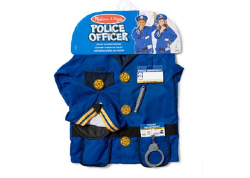 Melissa & Doug - Police Officer Role Play Costume - Pack of 3