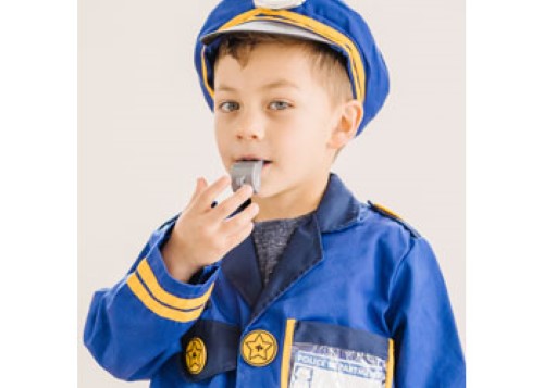 Melissa & Doug - Police Officer Role Play Costume - Pack of 3