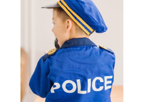 Melissa & Doug - Police Officer Role Play Costume - Pack of 3