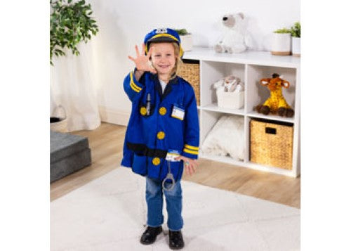 Melissa & Doug - Police Officer Role Play Costume - Pack of 3