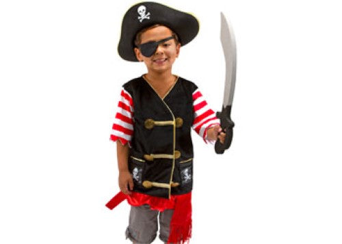 Melissa & Doug - Pirate Role Play Costume Set - Pack of 3