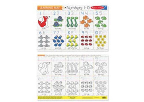 Melissa & Doug - Numbers 1-10 Write-A-Mat Bundle of 6