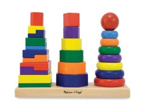 Melissa & Doug - Geometric Stacker
