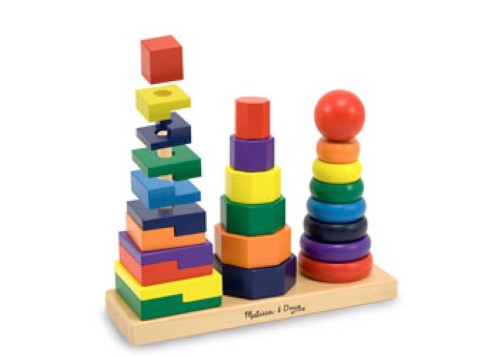 Melissa & Doug - Geometric Stacker