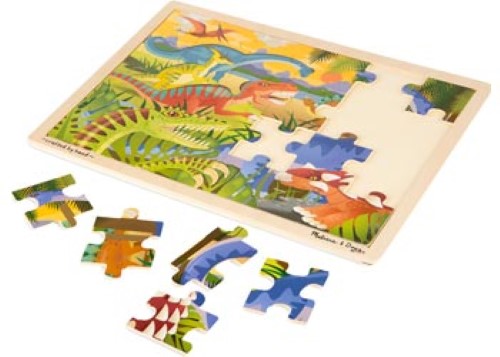 Melissa & Doug - Dinosaurs Jigsaw - 24pc