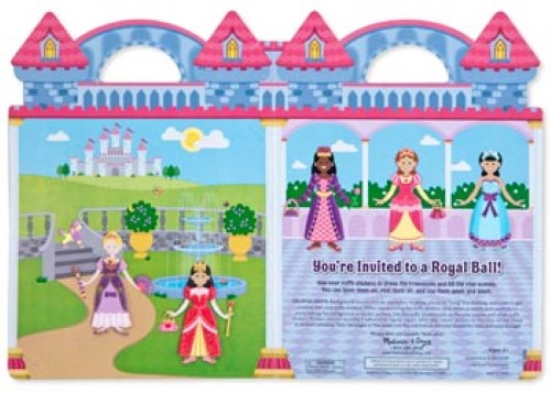 Melissa & Doug - Reusable Puffy Sticker Play Set - Princess
