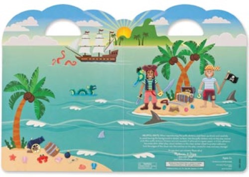 Melissa & Doug - Reusable Puffy Sticker Play Set - Pirate