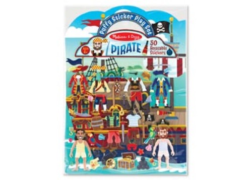 Melissa & Doug - Reusable Puffy Sticker Play Set - Pirate