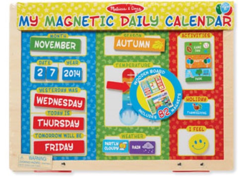 Melissa & Doug - My Daily Magnetic Calendar