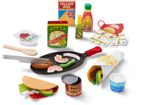 Melissa & Doug - Fill & Fold Taco & Tortilla Set