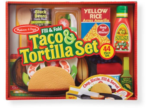 Melissa & Doug - Fill & Fold Taco & Tortilla Set