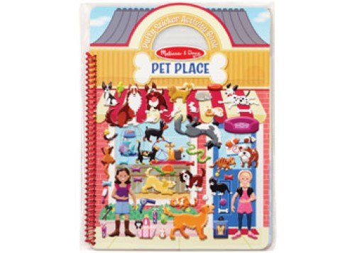 Melissa & Doug - Reusable Puffy Sticker Activity Book - Pet P