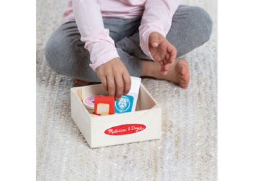 Melissa & Doug - Wooden Food Groups Play Set - Dairy