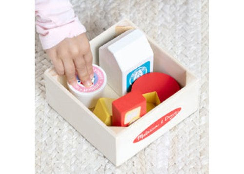 Melissa & Doug - Wooden Food Groups Play Set - Dairy