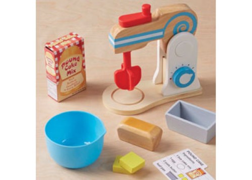 Melissa & Doug - Wooden Make-A-Cake Mixer Set