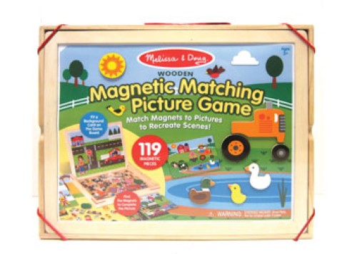 Melissa & Doug - Wooden Magnetic Picture Game