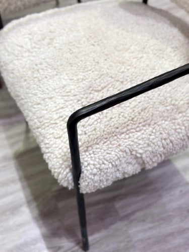 Sienna Forged Accent Chair - Forged Hammer Frame